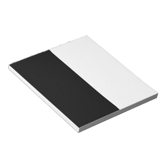 Schwarz-Weiß-Mittel anpassen Notizblock (angewinkelt)