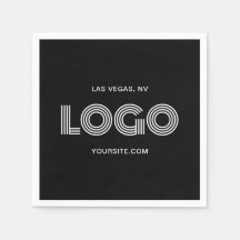 Schwarz-Weiß-Modern-Logo