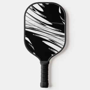 Schwarz-Weiß Modern Pickleball Schläger