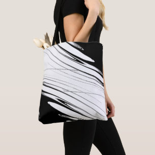 Schwarz-Weiß Modern Tasche