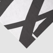 Schwarz-Weiß-Moderne Abstrakte Kunstlinie dekorier Seidenpapier (Ausschnitt)