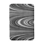 Schwarz-Weiß-Moderne Badematte (Vorderseite Vertikal)