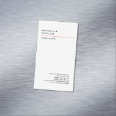 Schwarz/Weiß Moderne Beruflich exklusiv Magnetische Visitenkarte (Beispiel)