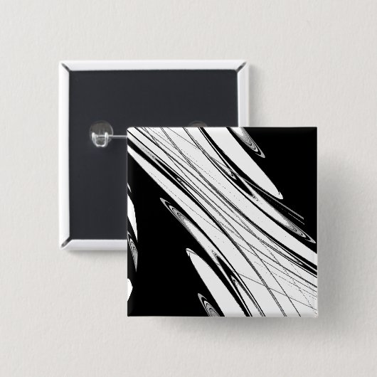 Schwarz-Weiß-Moderne Button (Vorne & Hinten)