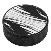 Schwarz-Weiß-Moderne Eishockey Puck (3/4)
