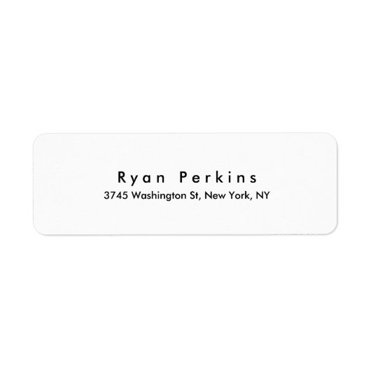 Schwarz & Weiß Moderne Elegante Beruflich Personal (Vorne)