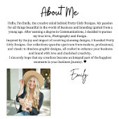 Schwarz-weiß Moderne Elegante Berufliche Klasse Schreibtischnamensplakette