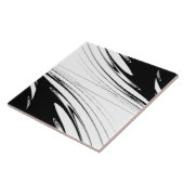 Schwarz-Weiß-Moderne Fliese (Seite)