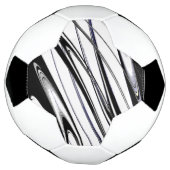 Schwarz-Weiß-Moderne Fußball (Gedreht)