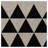 Schwarz-weiß moderne geometrische, rustikale Dekor Stoff (Nahaufnahme)