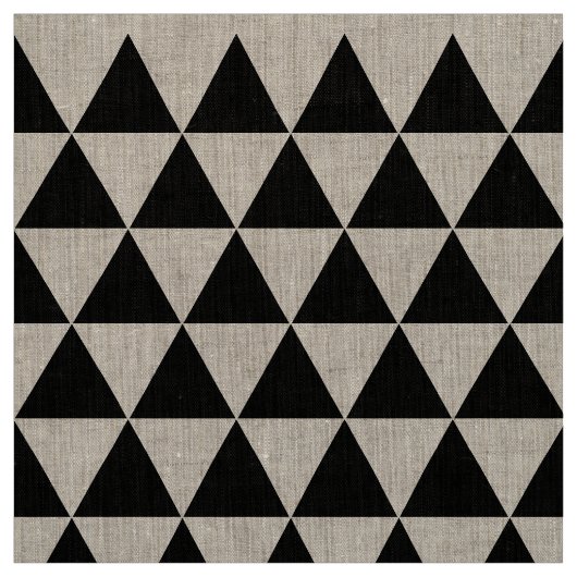 Schwarz-weiß moderne geometrische, rustikale Dekor Stoff (Muster)