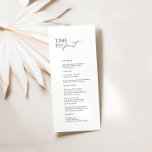 Schwarz-Weiß-moderne Hochzeitsmenüs "Time to Fest" Menükarte<br><div class="desc">Dieses elegante und zeitgenössische Menü-Design verbindet die klassische Schwarz-Weiß-Ästhetik nahtlos und schafft eine raffinierte Touch für Ihren Hochzeitsempfang. Die kühne "Time To Feast"-Inschrift verleiht dem Gast ein spielerisches Element und lädt zu kulinarischen Genüssen ein. Mit seiner modernen Präsentation wird dieses Menü nicht nur die Eleganz Ihres Empfangs unterstreichen, sondern auch...</div>