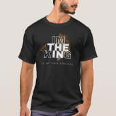 Schwarz-Weiß-Moderne King T-Shirt (Vorderseite)
