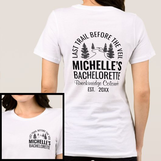 Schwarz-Weiß-Moderne letzte Strecke vor dem Schlei Tri-Blend Shirt