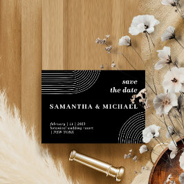 Schwarz-Weiß-Moderne Linie Kunst, Dichtung und Mus Einladung