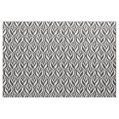Schwarz-Weiß Moderne luxuriöse Blattstoffe Stoff (Fat Quarter (45,7 x 55,9 cm))