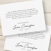 Schwarz-Weiß-Moderne Minimalistische Einfache Beer Mitteilungskarte