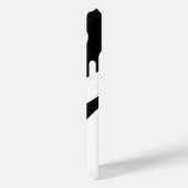 Schwarz-Weiß-Moderne Monogramm Stilvoll Abstrakt Case-Mate iPhone Hülle (Rückseite / Rechts)