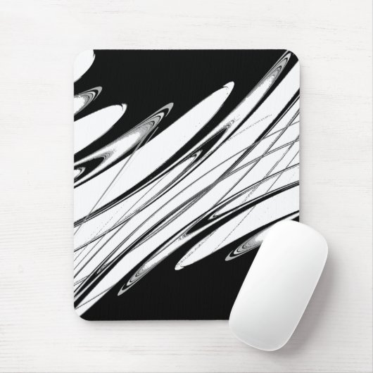 Schwarz-Weiß-Moderne Mousepad (Mit Mouse)