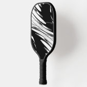 Schwarz-Weiß-Moderne Pickleball Schläger (Links)