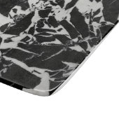 Schwarz-Weiß-Moderne Schneidebrett (Ecke)