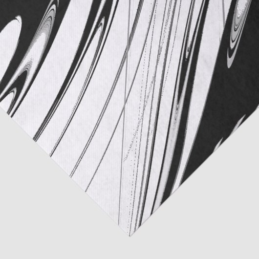 Schwarz-Weiß-Moderne Seidenpapier (Ausschnitt)
