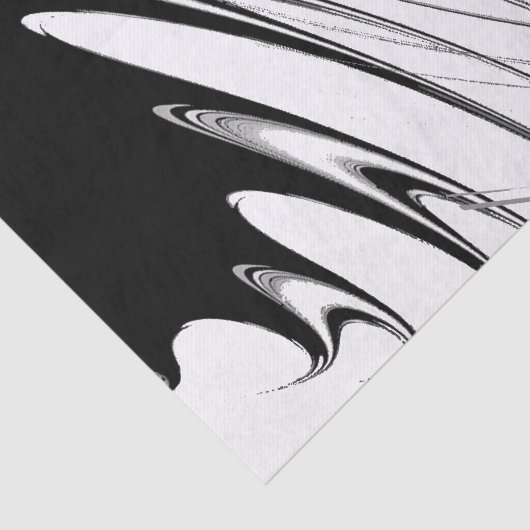 Schwarz-Weiß-Moderne Seidenpapier (Ausschnitt)