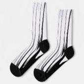 Schwarz-Weiß-Moderne Socken (Linkes Detail)