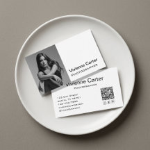 Schwarz Weiß Moderne Soziale Symbole QR-Code Fotog