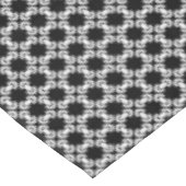 Schwarz-Weiß-Moderne Stadtmuster Tischdecke (Schrägansicht)