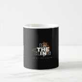 Schwarz-Weiß-Moderne The King"-Tasse Kaffeetasse (Mittel)