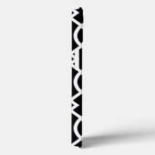 Schwarz-Weiß-Moderne Trellis-Muster Case-Mate iPhone Hülle (Rückseite / Rechts)