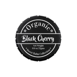 Schwarz & Weiß Moderne, trendige Bio Schönheit Jelly Belly Dose