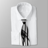 Schwarz-Weiß-Moderne und einzigartige Krawatte (Gebunden)