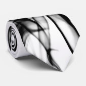 Schwarz-Weiß-Moderne und einzigartige Krawatte (Gerollt)