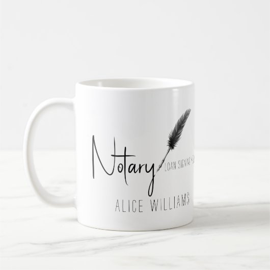 Schwarz/Weiß Moderner Minimalistischer einfacher N Kaffeetasse (Links)