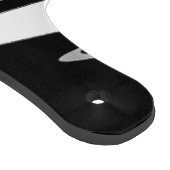 Schwarz-Weiß-Modernes Glas Schneidebrett (Ecke)