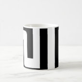 Schwarz-Weiß-Modernes Muster 4 Jack Kaffeetasse (Mittel)
