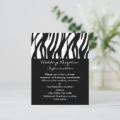 Schwarz-Weiß-Modernistischer Streifen (Stehend Vorderseite)