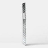 Schwarz-Weiß-Moiré-Muster Case-Mate iPhone Hülle (Rückseite / Rechts)