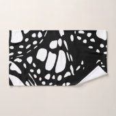 Schwarz/Weiß Monarch Butterfly Design - Handtuchde Badhandtuch Set (Handtuch)