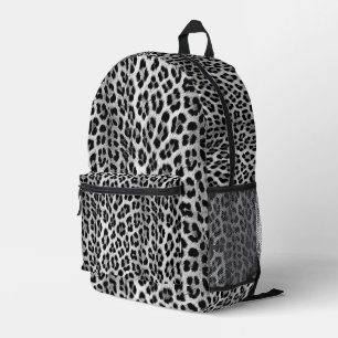 Schwarz-Weiß-Monochrome, Leopardenmuster Bedruckter Rucksack