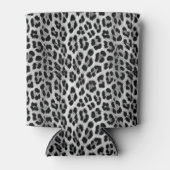Schwarz-Weiß-Monochrome, Leopardenmuster Dosenkühler (Vorderseite)