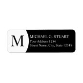 Schwarz-Weiß-Monogramm (Vorne)