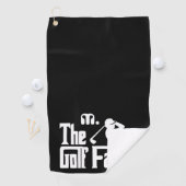 Schwarz-Weiß-Monogramm - Der Golfvater Golfhandtuch (Insitu)