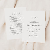 Schwarz-Weiß-Monogramm-Elegant-Hochzeit Save The Date