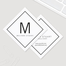 Schwarz-Weiß-Monogramm