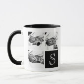Schwarz-Weiß-Monographie Tasse (Links)