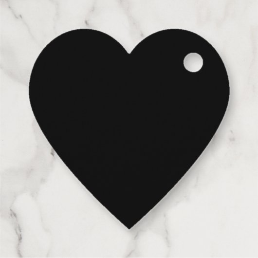 Schwarz-Weiß-Moody-Hochzeit Geschenkanhänger (Rückseite)