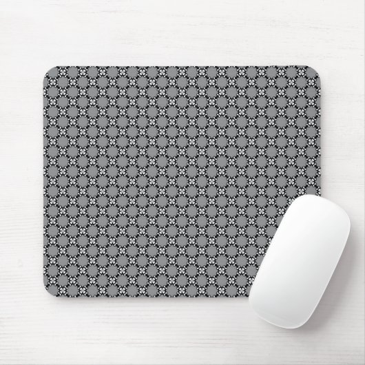 Schwarz-Weiß-Mosaik Mousepad (Mit Mouse)